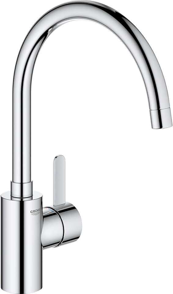 GROHE 31180000 Eurosmart Cosmopolitan Kitchen Tap (High Spout, Low Pressure and Swivel Range 160 Degree)