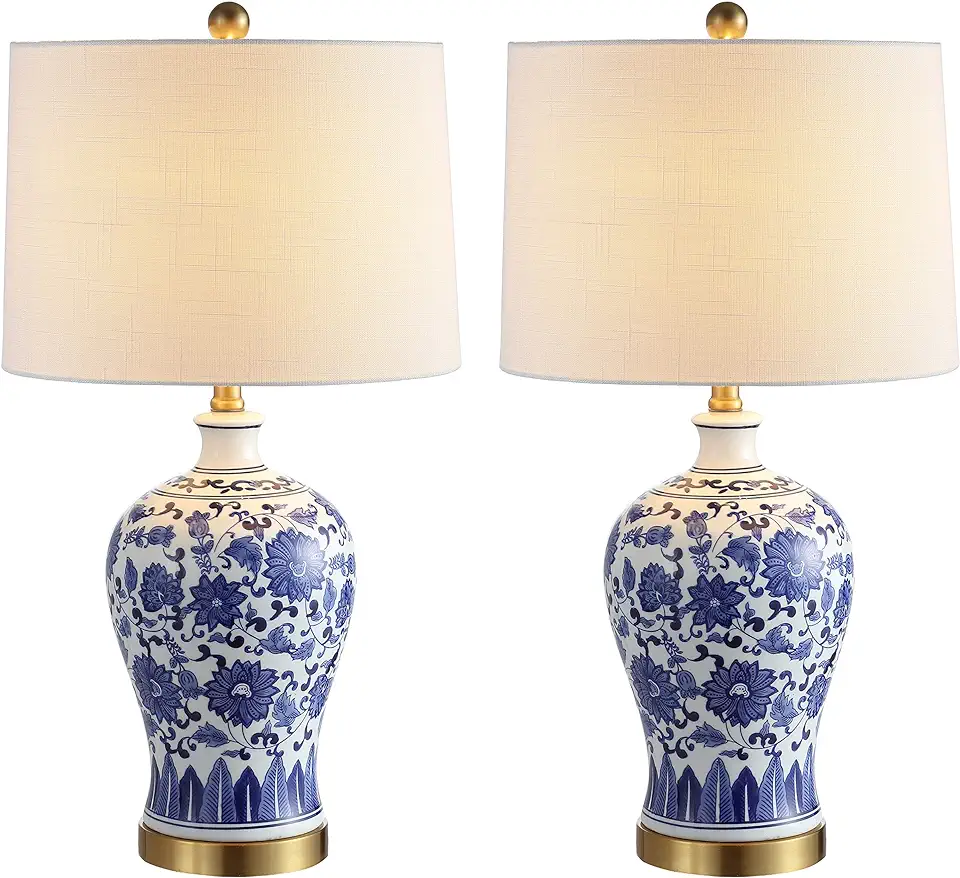 JONATHAN Y JYL1073A-SET2 Set of 2 Table Lamps Jennifer 25.75
