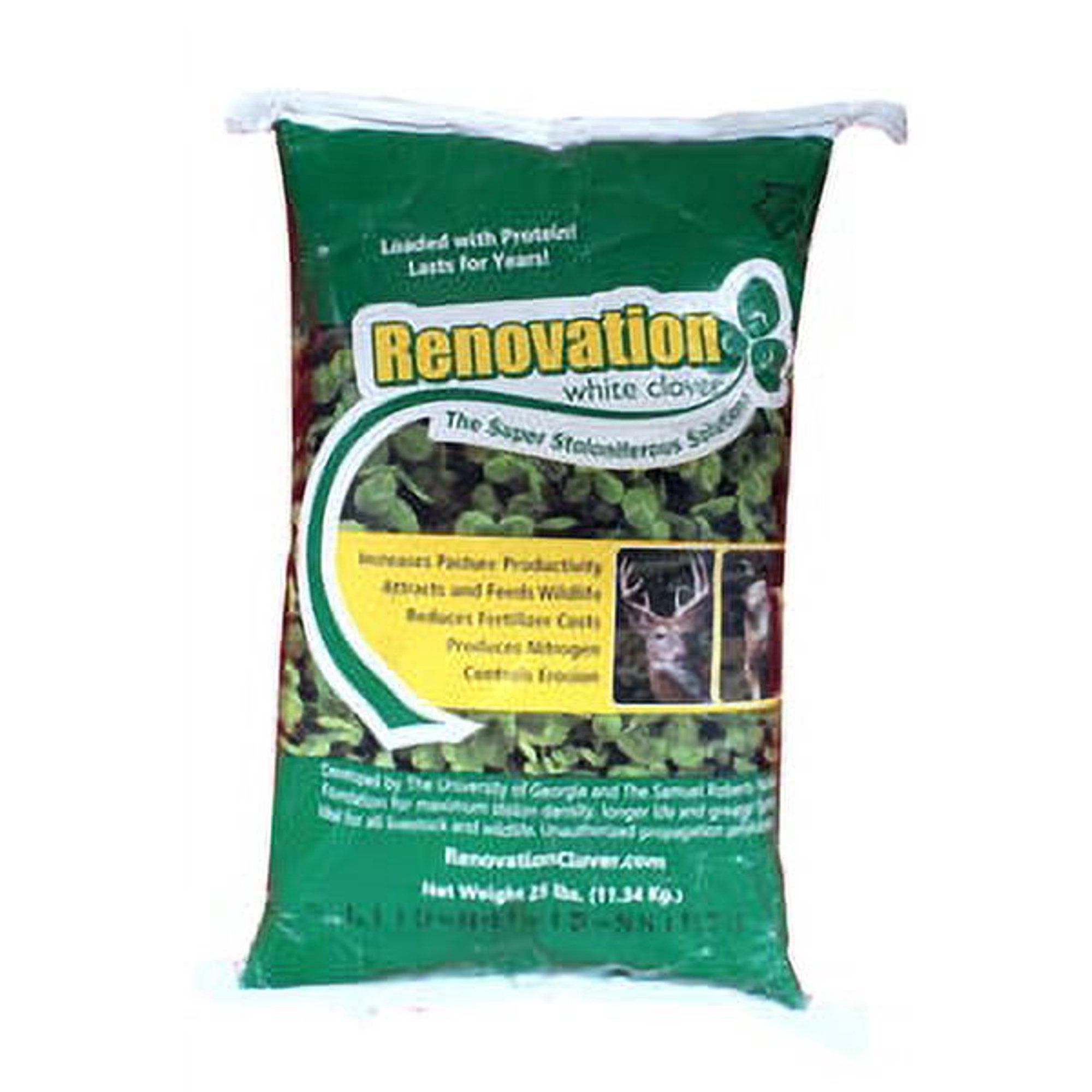 Renovation White Clover Seed - 25 Lbs.