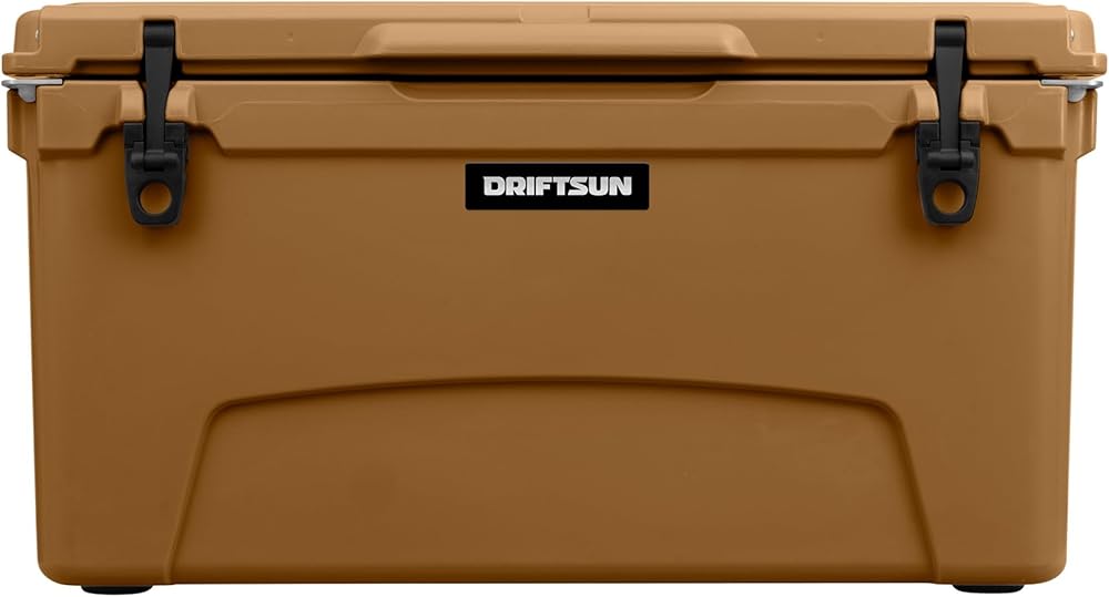 Driftsun 75 Quart Ice Chest, Heavy Duty, High Performance Roto-Molded Commercial Grade Insulated Cooler