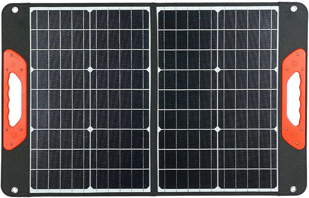 Solar Charger Foldable, 60W 18V Portable Monocrystalline Panel for Camping, RV, Boat, and Home Battery Charging