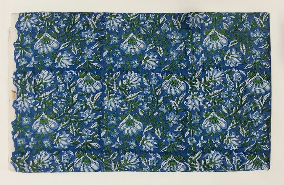 Aashita Creations 100% Cotton by The Yard Fabric I Dressmaking Rug Making Craft Sewing Materiel DIY Floral Print Fabric_1215