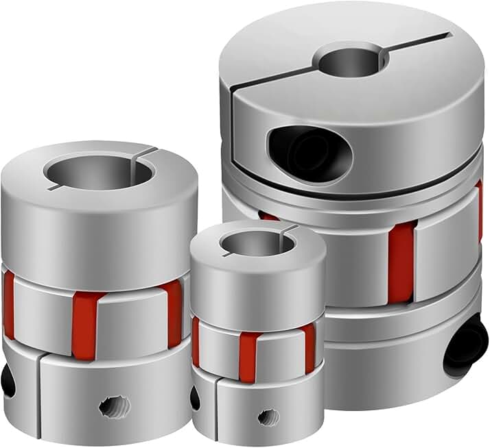 D95L126 Flexible Plum Clamp Coupler D95L126 Shaft Size Jaw Shaft Coupling 10/12/14/16/18/20/22/24/25mm Couples 1Pcs(25X28)