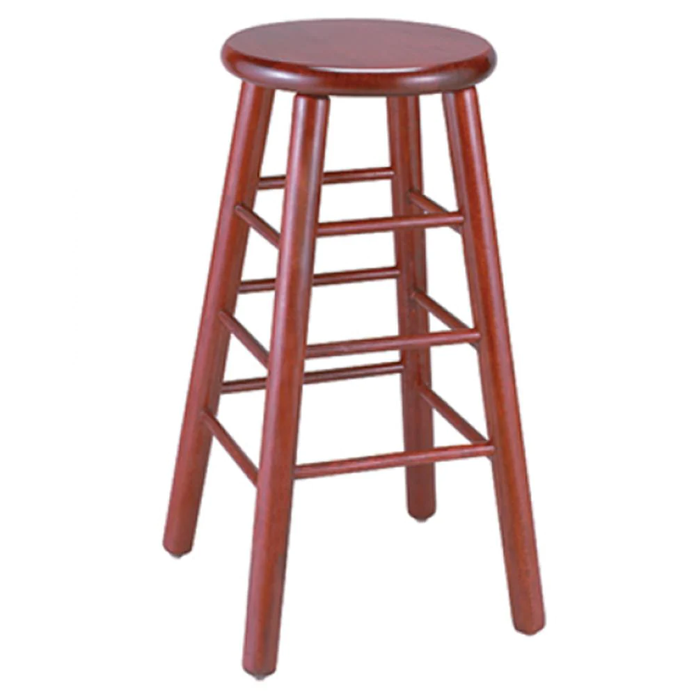 Demi Solid Wood Backless Bar Stool
