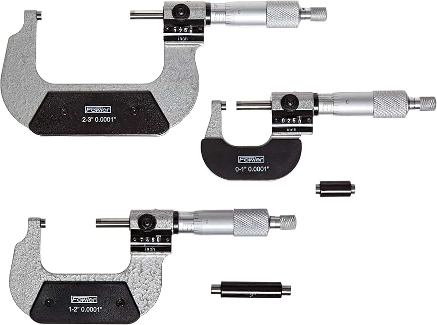 52-224-103-0, Digit Counter Micrometer Set With 0-3
