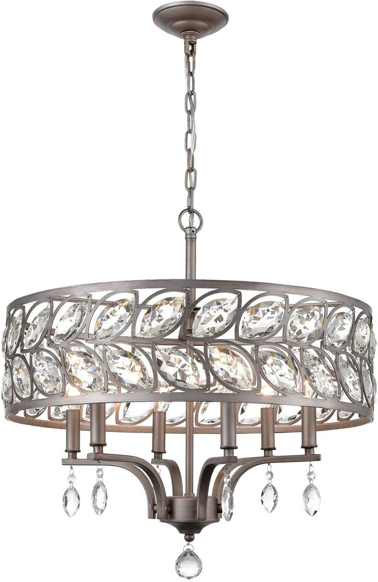 12247/6 pendant light, Weathered Zinc