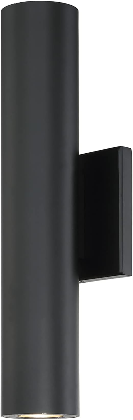 Caliber 2 Light LED Indoor and Outdoor Wall Light 3000K in Black
