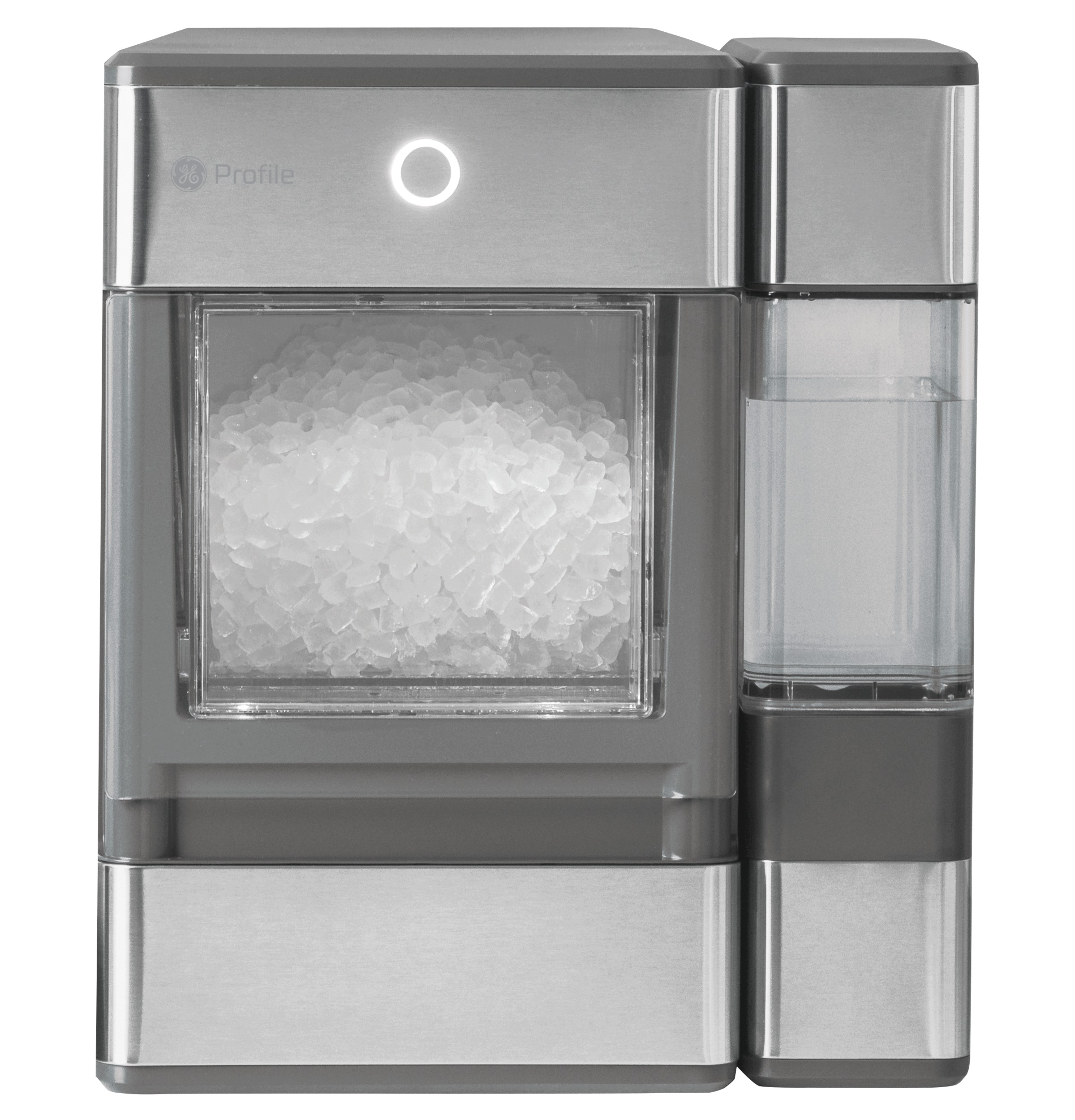 GE Profile Opal Nugget Ice Maker with Side Tank, Countertop Icemaker, Stainless Steel
