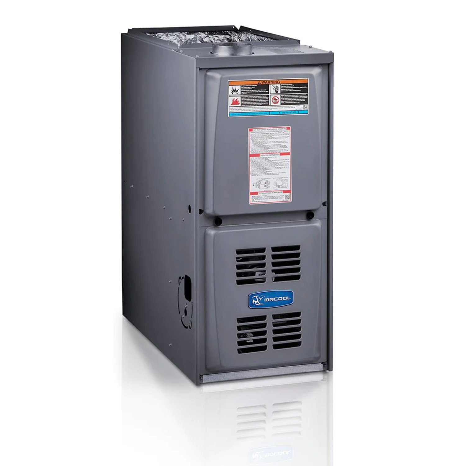 MRCOOL 80% AFUE 90K BTU 1600 CFM Upflow/Horizontal Single-Stage Multi-Speed ECM Motor Furnace with 17.5 Cabinet