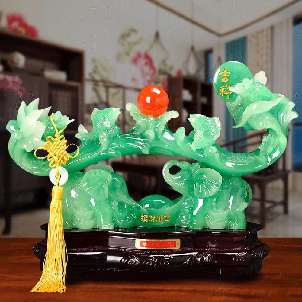 Inviting Wealth Furnishings Housewarming Home Living Room Wine Cooler TV Cabinet Decorations Crafts Ornaments (Color : D, Size : 39cm)