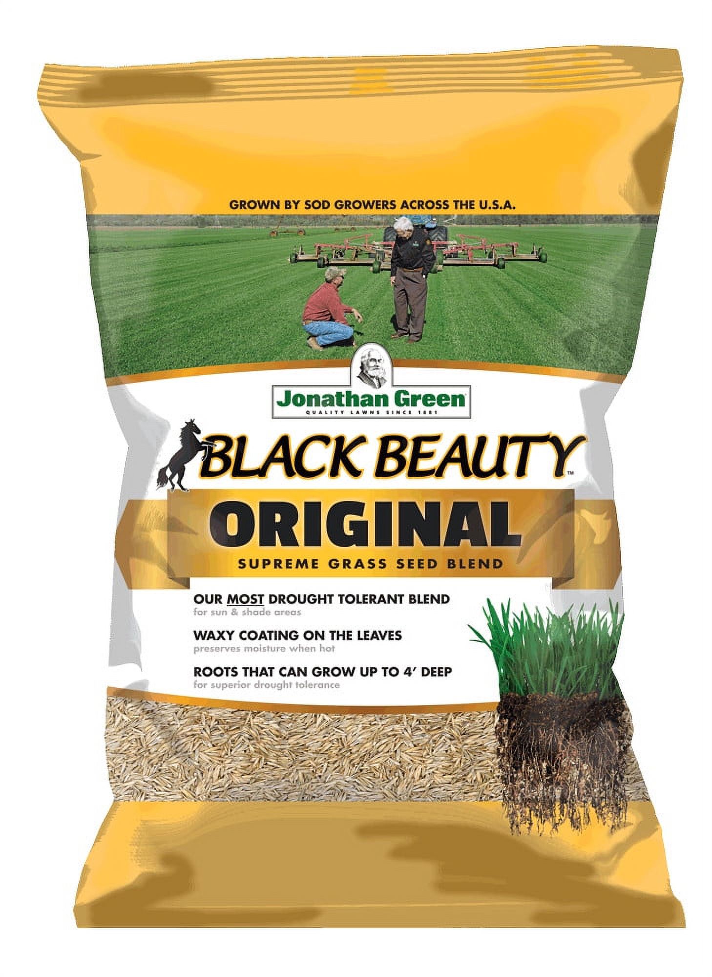 Jonathan Green Black Beauty Original Supreme Grass Seed Blend, 50lb