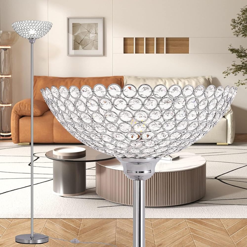 Crystal Floor Lamp Fixture