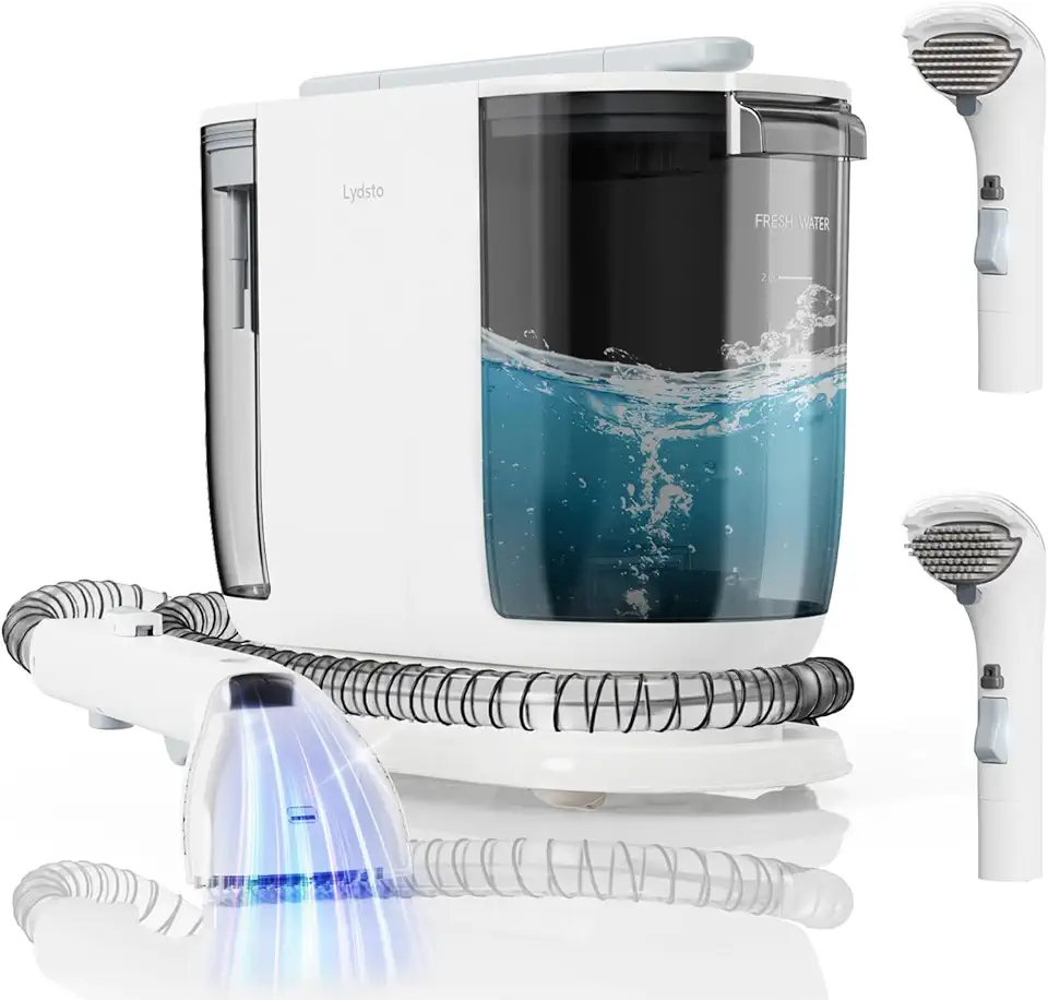 Lydsto Portable Carpet & Upholstery Cleaner Machine, 12Kpa Strong Suction Carpet Shampoo Deep Cleaner Machine - 2 in 1 Handheld Stain Remover Deep Cleaner for Pets, Stairs, Car Seat and Couch