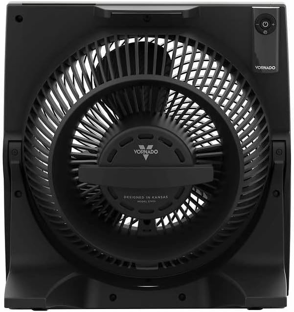 VORNADO AIR CIRCULATOR, WHOLE ROOM FAN, REMOTE CONTROL, TILT, NEW, CORDED UNBOX (Plastic, BLACK)