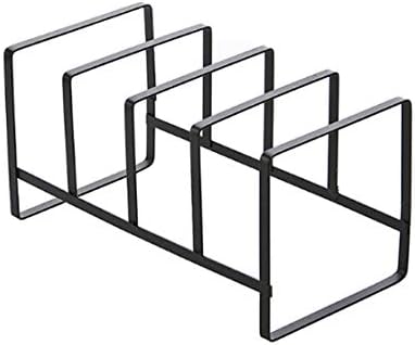 Kitchen Organizer Pot Lid Rack Stainless Steel Spoon Holder Pot Lid Shelf Cooking Dish Rack Pan Cover Stand Kitchen (Color : D)