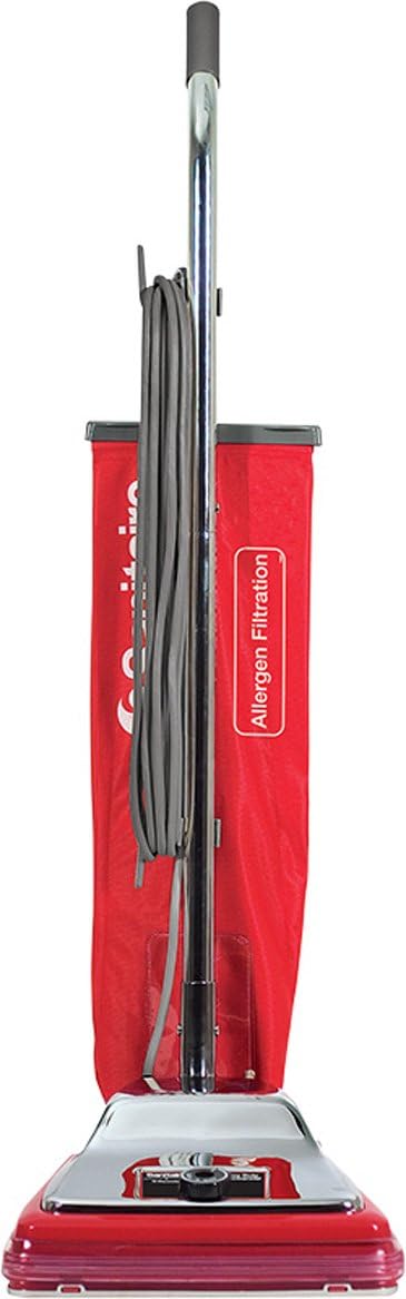 Sanitaire SC888K Commercial CRI Approved Upright Vacuum Cleaner with Disposal Bag and 7 Amp Motor, 12