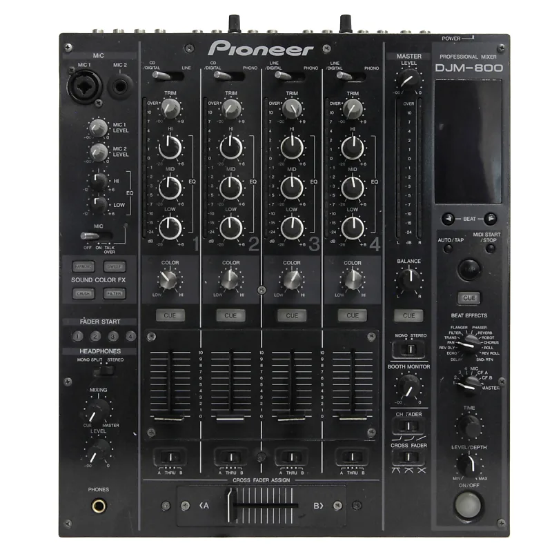 Pioneer DJM800 Four-Channel Performance Mixer - Used