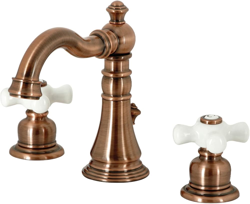 FSC197PXAC American Classic Widespread Bathroom Faucet, Antique Copper