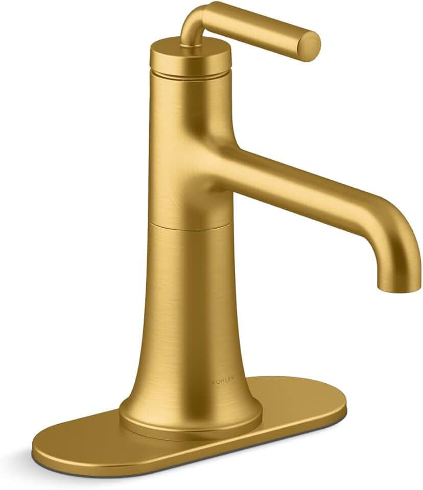 Kohler 27415-4N-2MB Tone Bathroom Sink Faucet, 0.5 gpm, Vibrant Brushed Moderne Brass