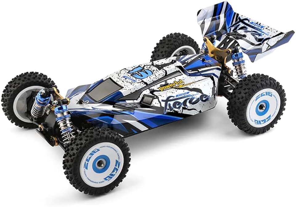 WLtoys High-Speed RC Car 124017 V2 1/12 4WD 75km/h High-Speed Brushless Motor Off-Road Remote Control Drift Climbing RC Racing Car Adults,Kids Toys (124017 1 * 2200)