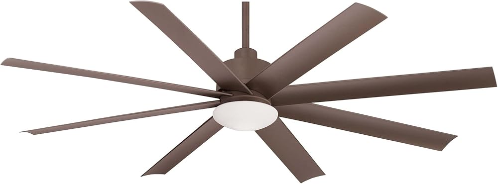 F888L-ORB Slipstream 65 Inch Outdoor Ceiling Fan with Dimmable LED Light and DC Motor in Oil Rubbed Bronze Finish
