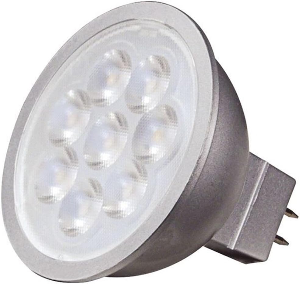 S9499 6.5 Watt; LED MR16 LED; 5000K; 40 deg. Beam Angle; GU5.3 Base; 12 Volt AC/DC; 80 CRI; Dimmable; 25000 Hours Rated; 20 Pack