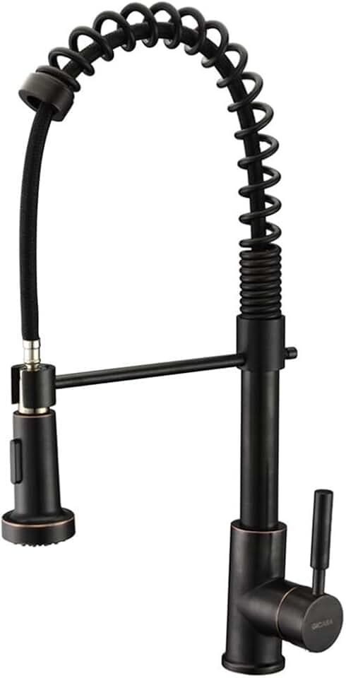 Jiguani Oil Rubbed Bronze Kitchen Sink Faucet