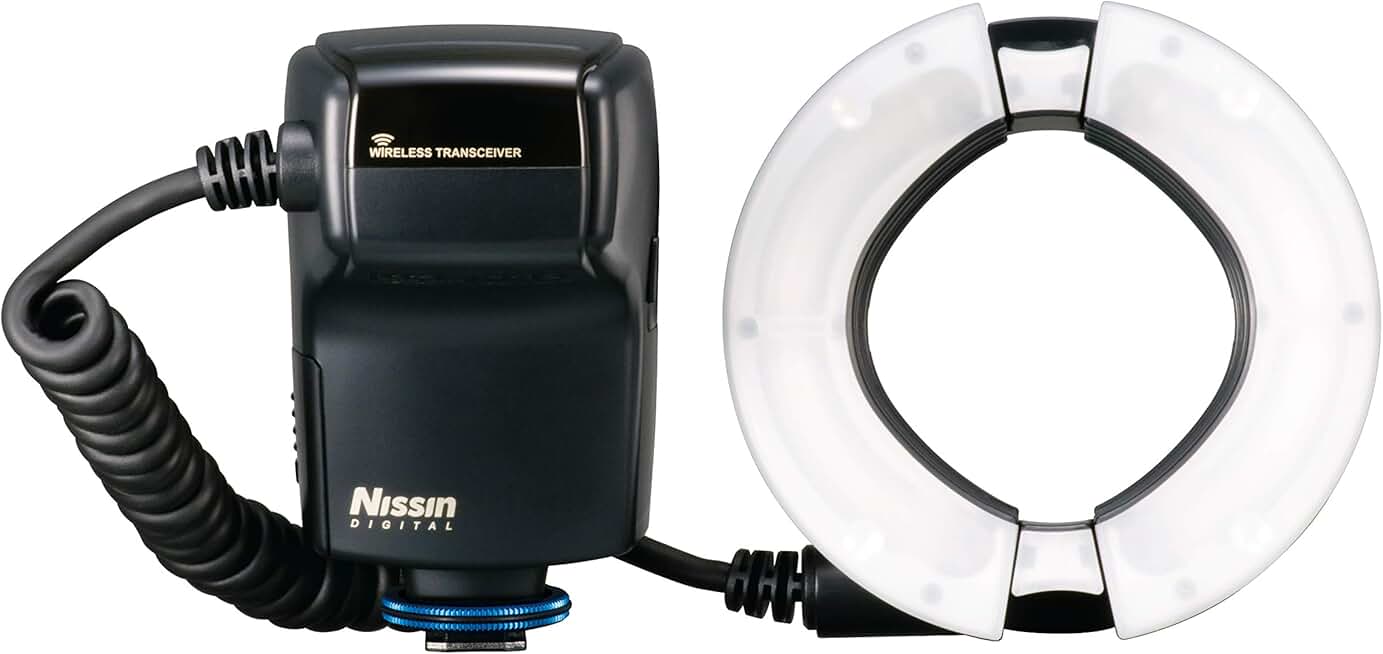 Nissin MF18 for SONY Macro Ring Flash - TTL Flash with Soft Diffuse Light and Precise Control for Professional Macro Photography, 1/1 to 1/1024 Power, User Friendly Controls