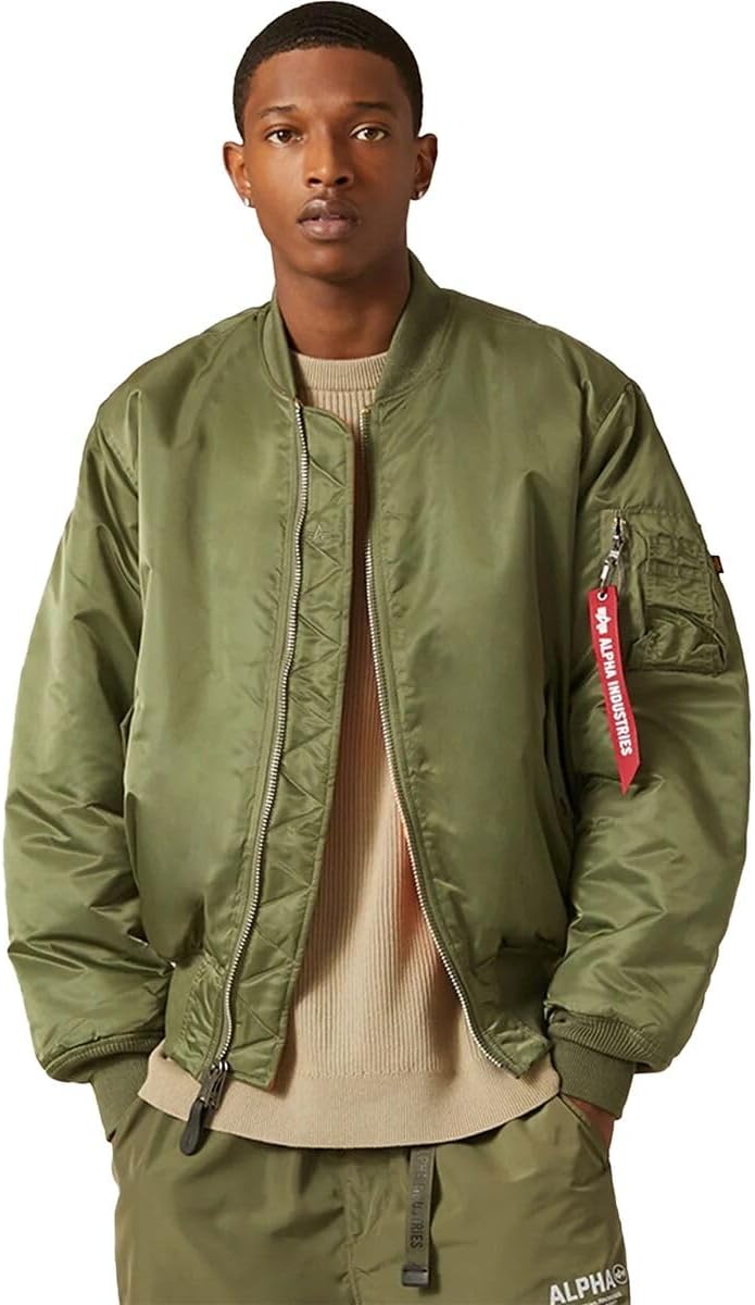 Alpha Industries MA-1 Bomber Flight Jacket - Fighter Pilot Flight Jacket