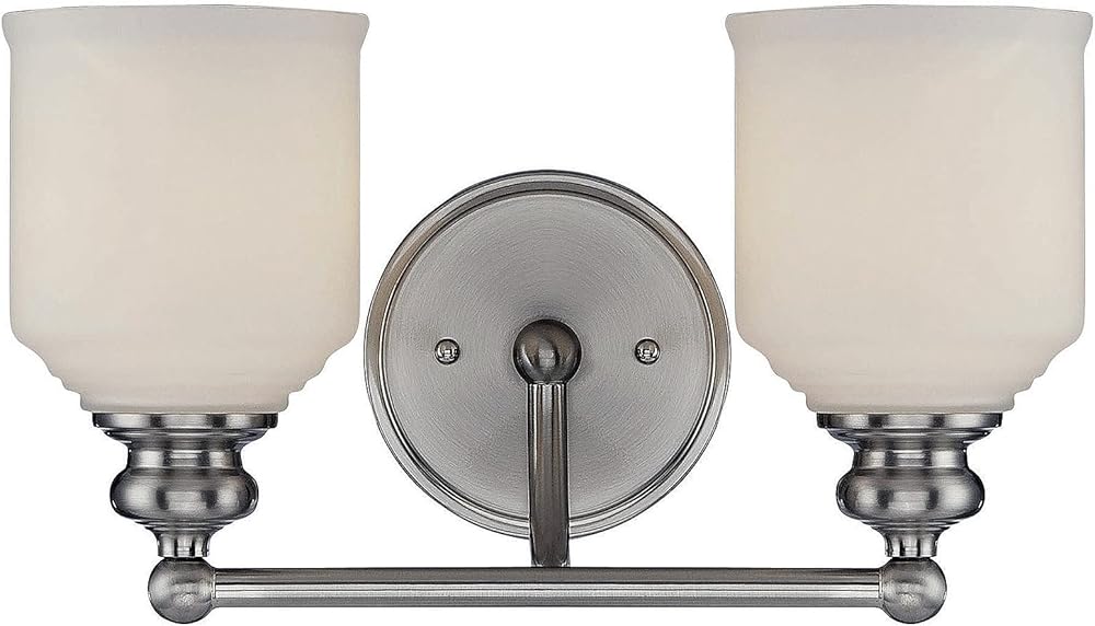 Savoy House 8-6836-2-SN Melrose 2 Light 14 inch Satin Nickel Bath Bar Wall Light