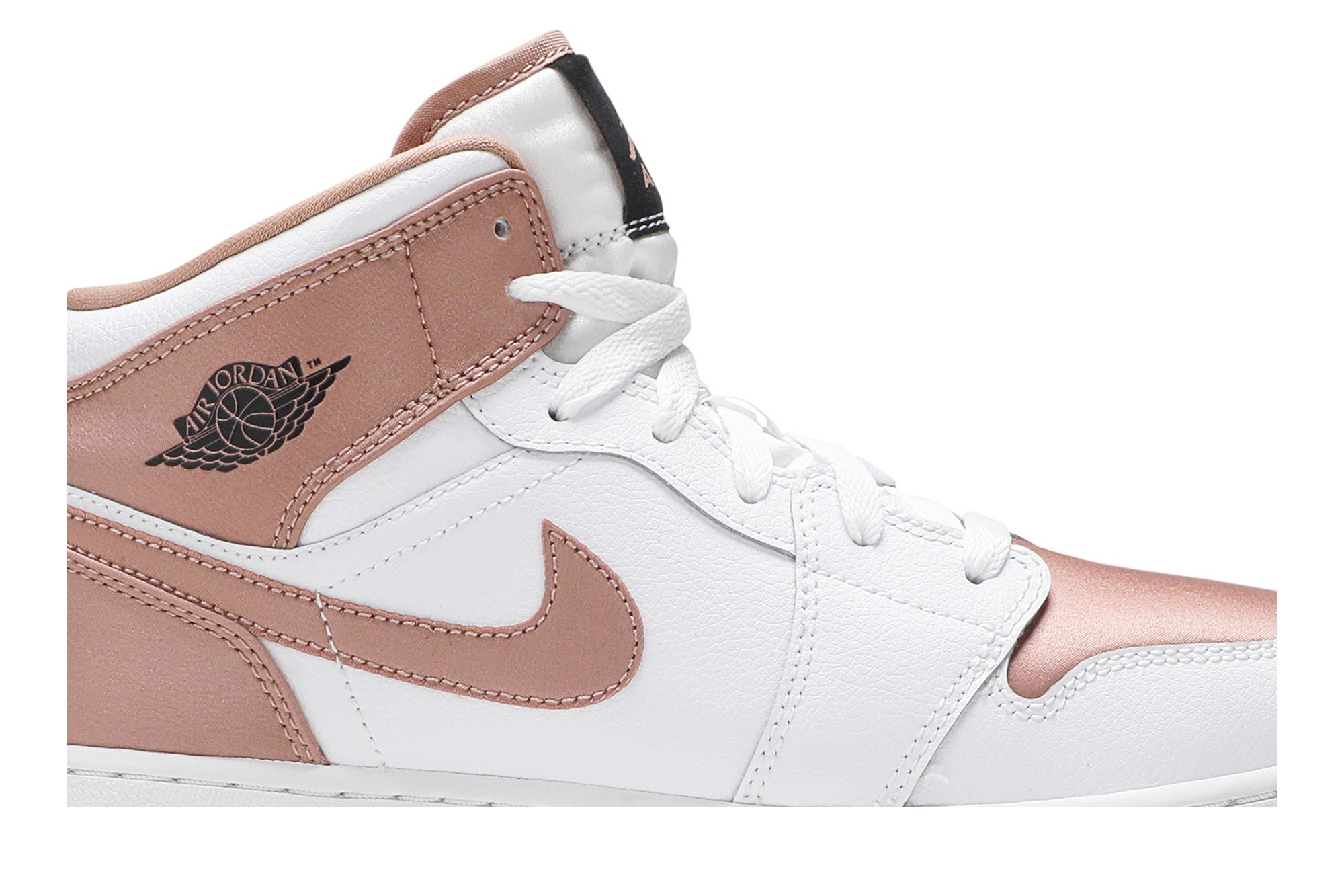 Air Jordan 1 Mid GS 'White Rose Gold' 555112-190