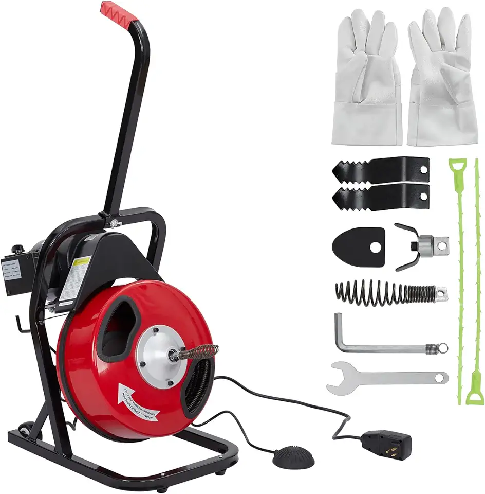 Professional Electric Drain Cleaner - Drain Cleaner Machine Clears 1-4