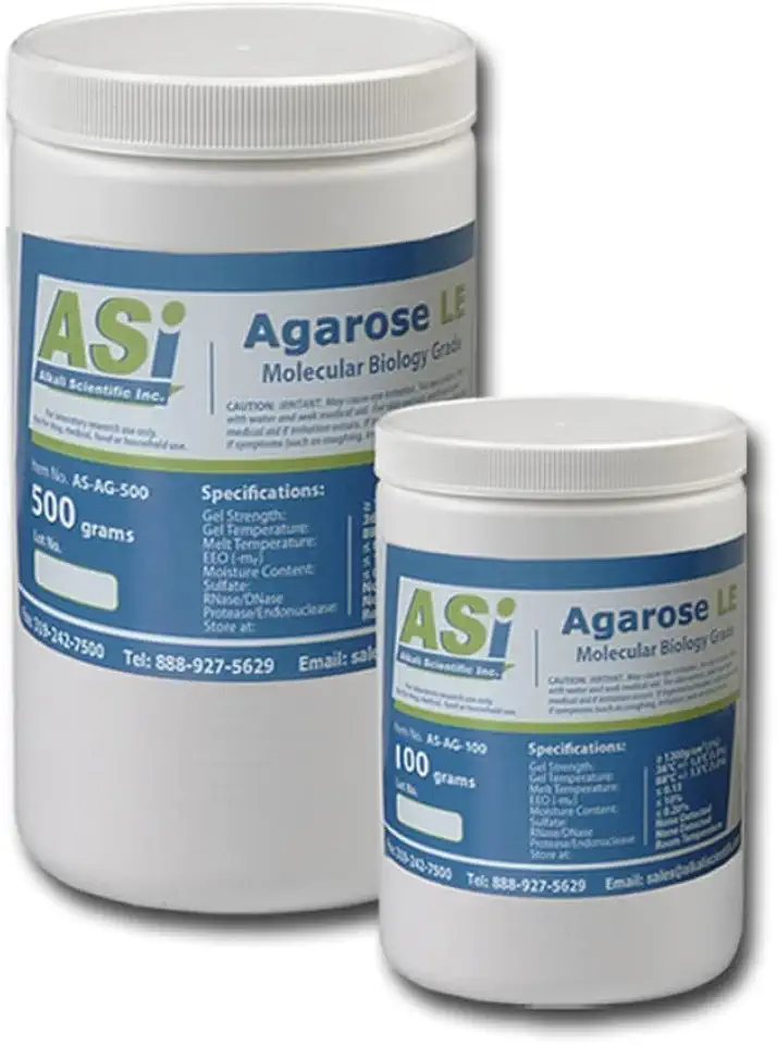 ASI™ Agarose LE for Routine Gel Electrophoresis, Molecular Biology Grade, High Strength Gel, 500g