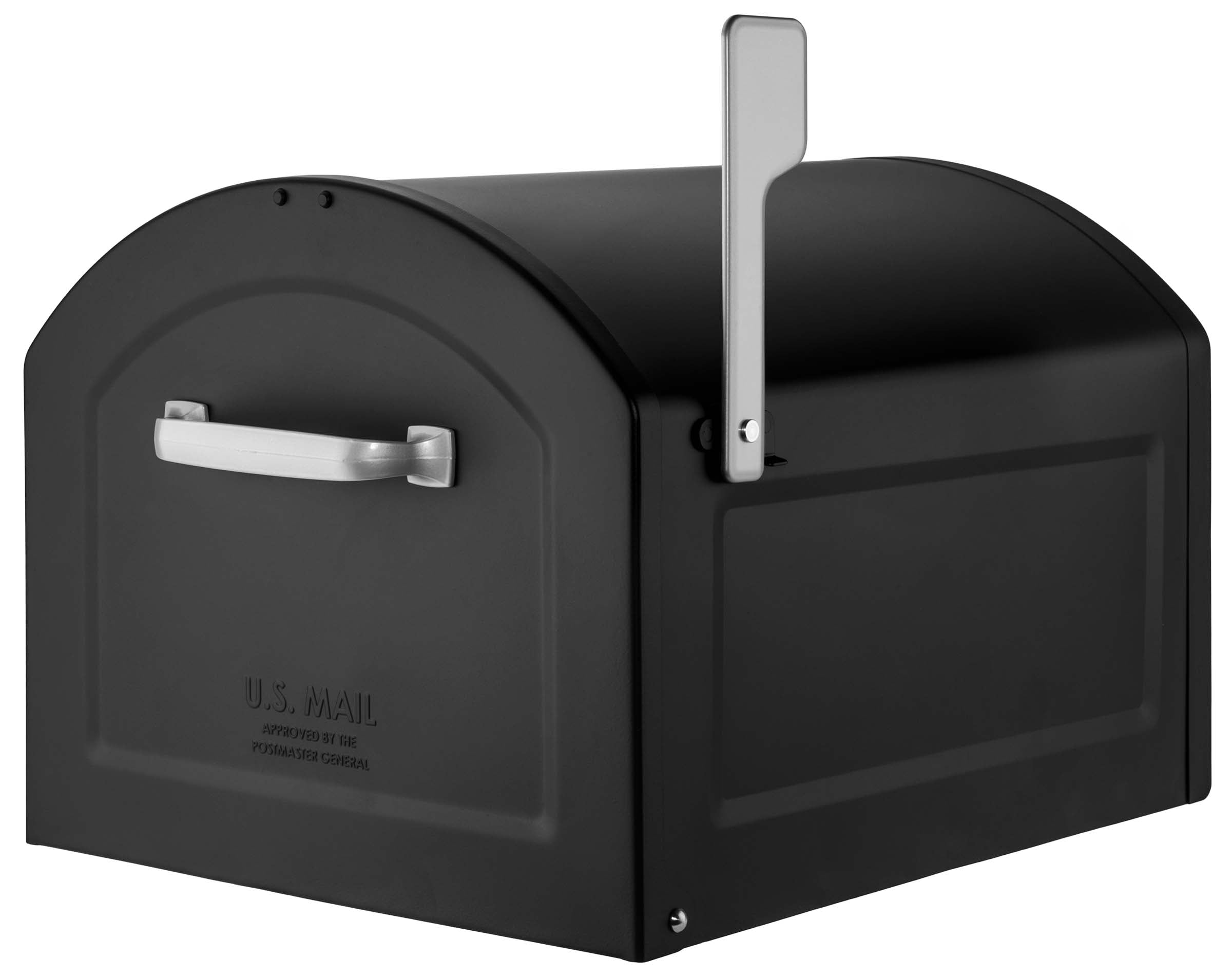 Architectural Mailboxes Post Mount Black Metal Extra Large Mailbox