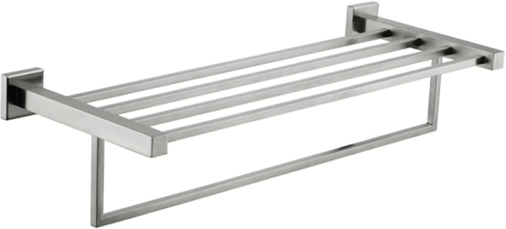 Bathroom Accessories Brushed Nickel Double Cup Dish Paper Holder Towel Bar Rack Shelf Soap Holder Robe Hook,towel rack