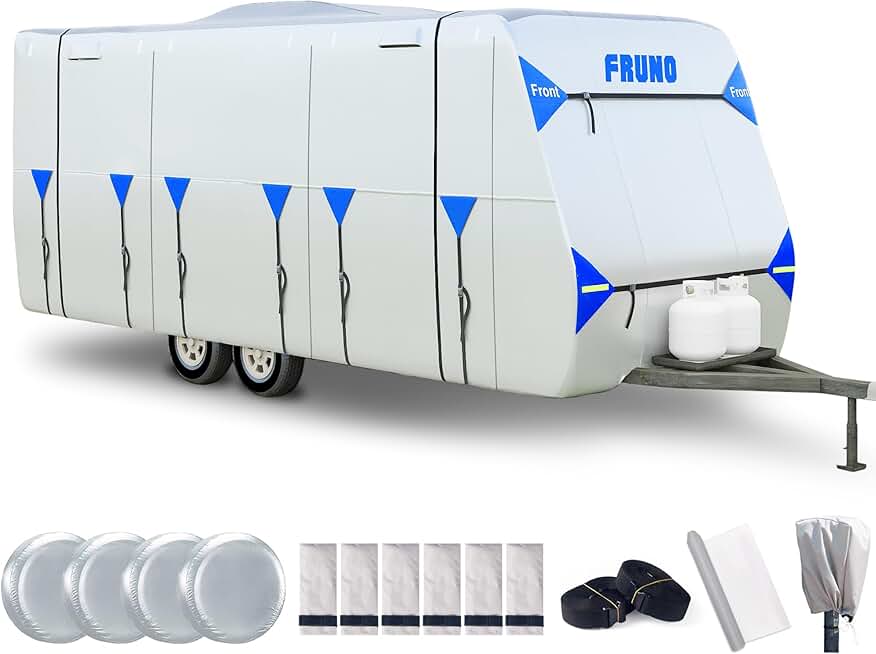 Oxford Cloth Travel Trailer RV Cover 30'6