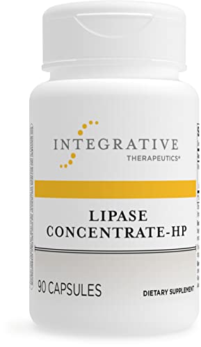 Integrative Therapeutics Lipase Concentrate-HP-Gut Enzyme Supplement for Men and Women to Support The Digestion of Fats* - 90 Vegan Capsules