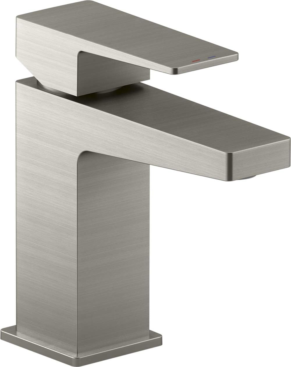 Kohler K-99760-4-BN Kohler K-99760-4 Honesty Single Hole Bathroom Faucet – Includes Pop-Up Drain Ass, Brushed Nickel