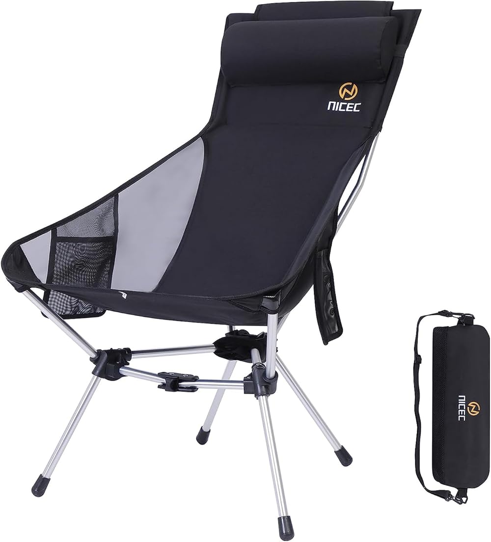 Nice C HighBack Ultralight Chair + Beach Chair with Cooler and Umbrella