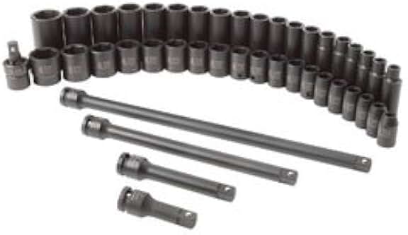 0.5 in. Drive Metric Impact Socket Master Set - 43 Piece