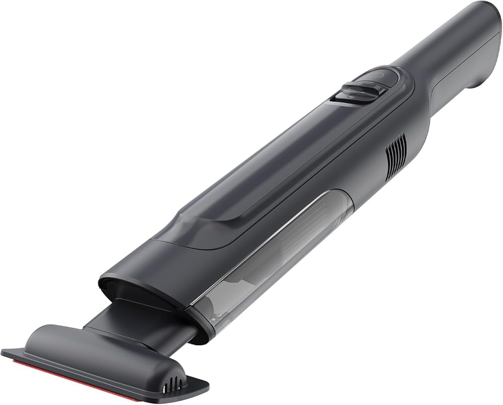 KANPETS Handheld Vacuum Cordless, Lightweight 1.4lb with Powerful Suction, Charging Dock, Single Touch Empty and Detachable Dust Cup, Portable Mini Car Vac for Home Pet Car, Black & Gold