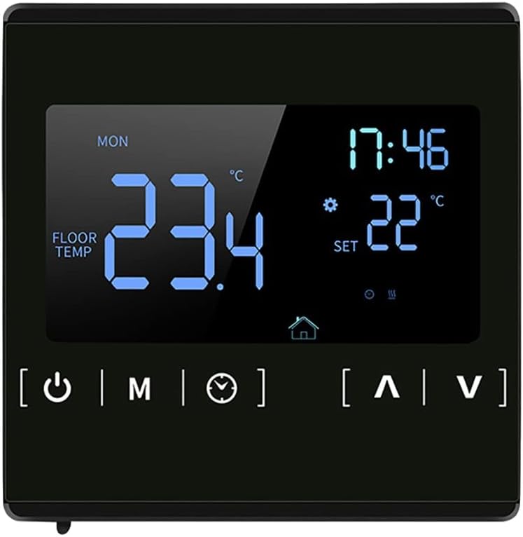 LCD Touchscreen Thermostat Programmable Electric Floor Heating System Thermoregulator Temperature Controller