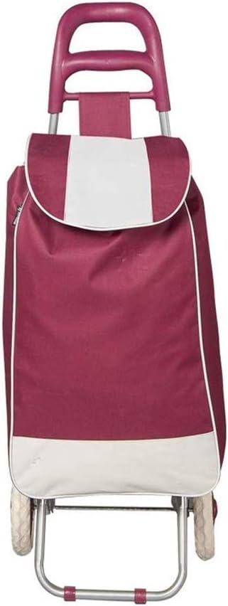 Folding Shopping Cart Stair Climbing Cart with Quiet Rubber Grocery Utility Cart with Wheel Bearings， 96x32x36cm(White-Dinosaur Doodle4)