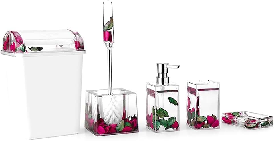 Floating Bathroom Toiletries Set Herbal Bathroom Dress-up Soap Pump(D)