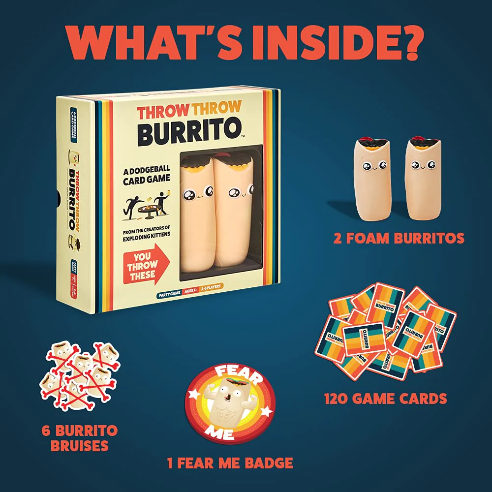 Burrito Style Dodgeball Card Game