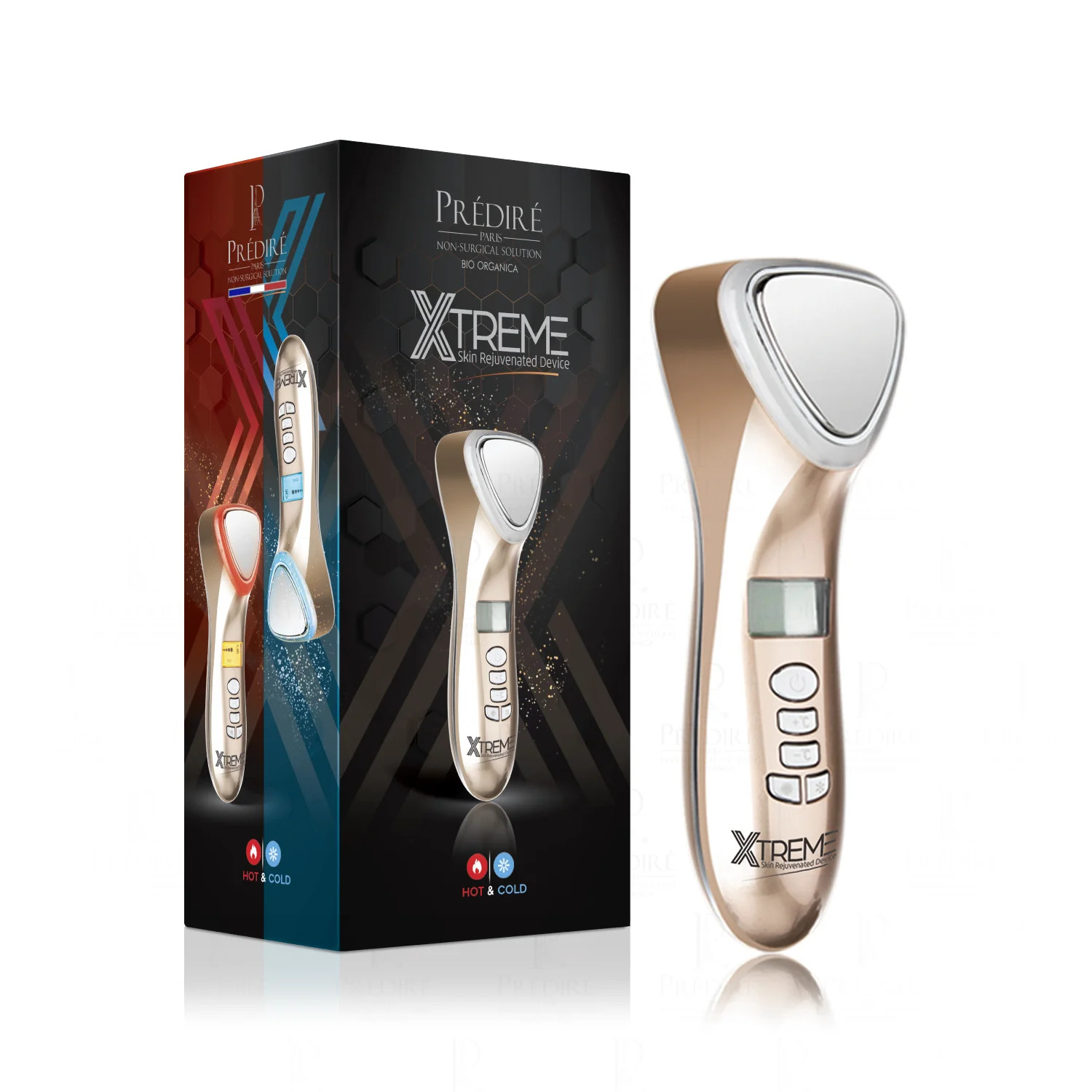 XTREME Skin Rejuvenation Device | Hot  Cold LED Light Therapy Anti-Aging Massager with Sonic Vibration - Factory Direct | New Product | No Box