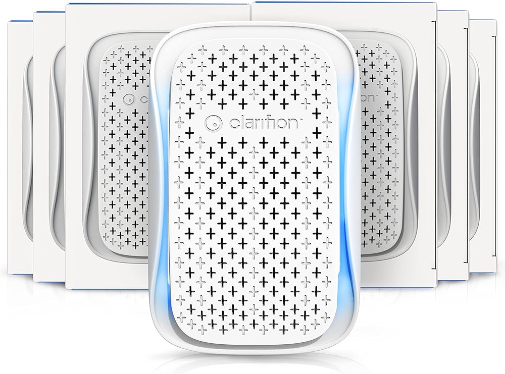 Clarifion - DSTx 2.0 Portable Air Purifier (6 Pack) - Plug In Air Ionizer HEPA Air Filter, Mini Personal Air Purifiers For, Bedroom and Pets Helps With Dust, Smoke, Airborne Dust and Odors