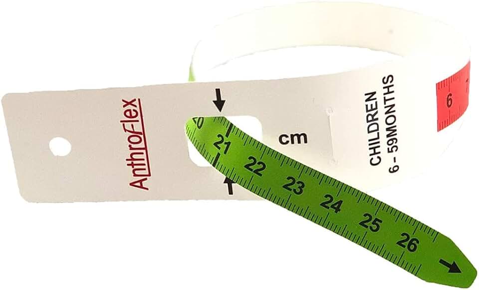Mid-Upper Arm Circumference MUAC Infant Tape Measure Children 6-59 Months (1000)