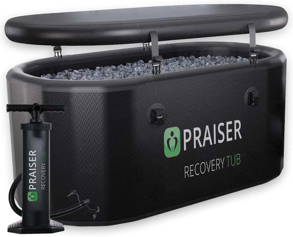 Cold Plunge Tub - Ice Bath - Compatible with Water Chiller - Athletes Recovery - Extra Durable - Portable - XXL Size