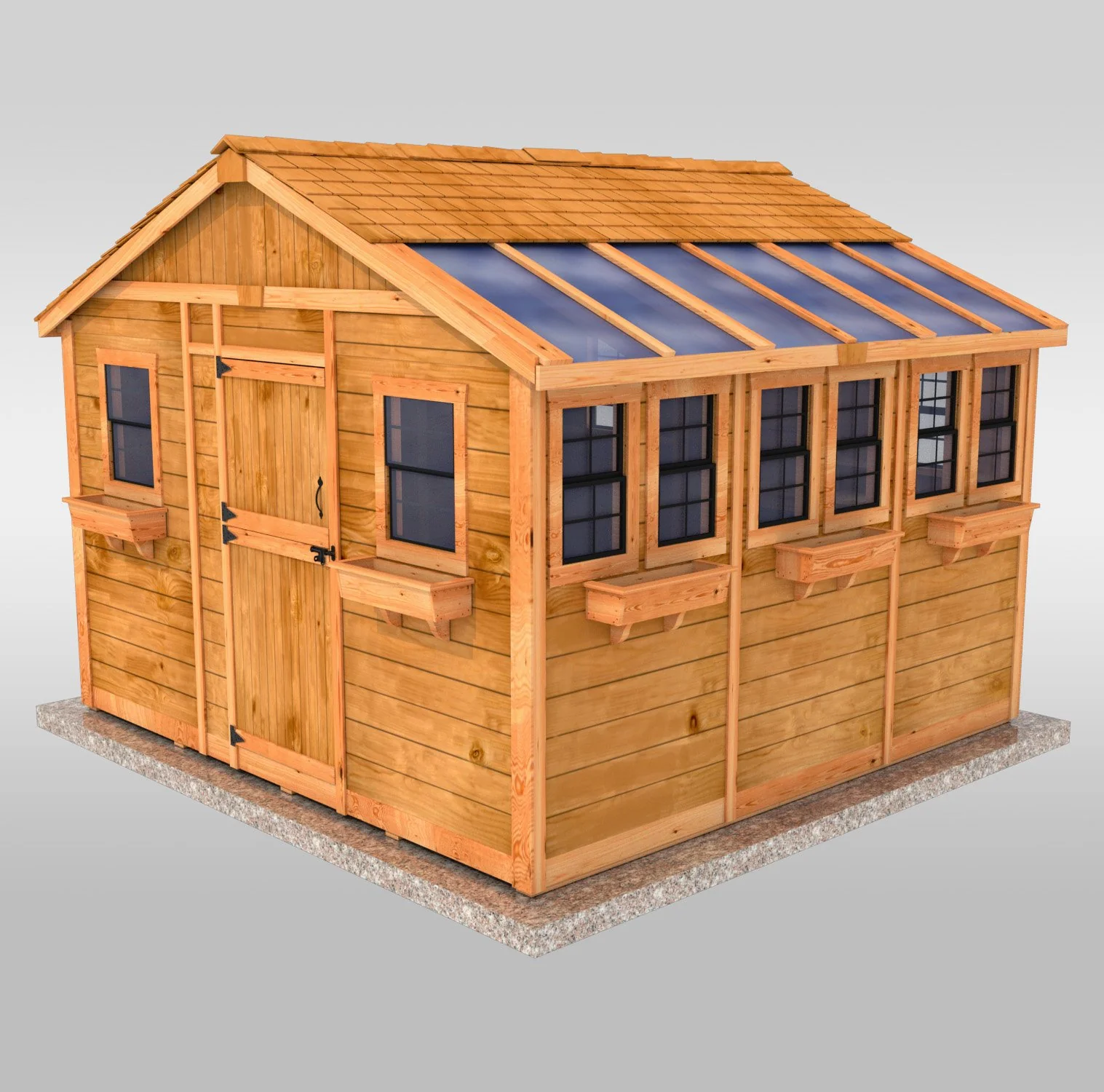 Outdoor Living Today Sunshed Garden Shed | 12×12